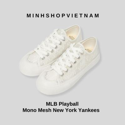 ~Sale Giày MLB Playball mono mesh New York Yankees  White [3ACVVMS2N 50WHS]