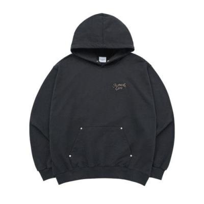 Áo Hoodie ADLV BOUCLE ROUND LOGO 'CHARCOAL' [ 23FW HDLBCR CHA ]