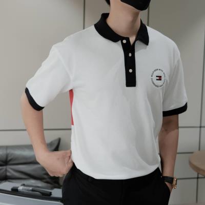 Áo Polo Tommy Hilfiger Banner Big Back Logo ''White/Red'' [MW36984 100]