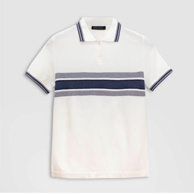 Áo Polo FRANCIS MANTINI 'white/ navy'