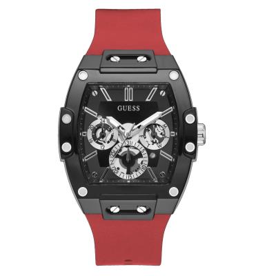 Đồng Hồ Guess Phoenix Black Red [GW0203G 04]