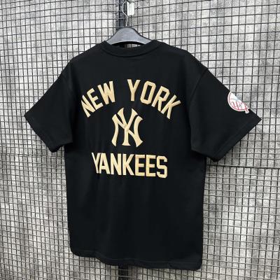 New Era New York Yankees Black Logo Puff Brown T-Shirt*12568945
