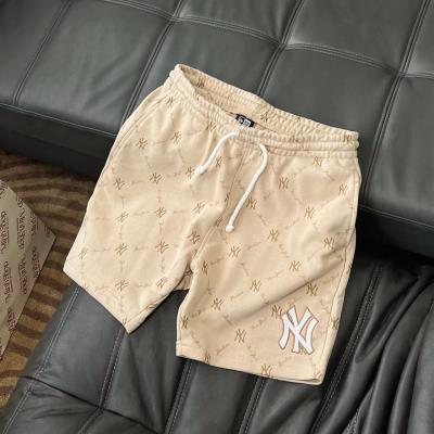 Quần Short New Era Lettering Logo Monogram MLB NY ''Brown'' [19500199]