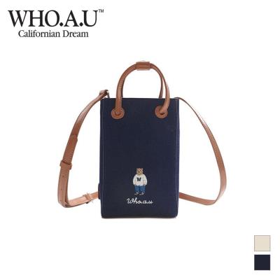 Túi Tote Mini WHOAU Navy [WHBG3812A-00]