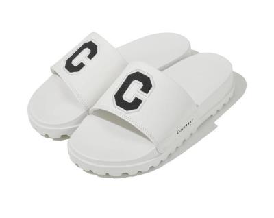 16459 - Dép COVERNAT C LOGO SLIDE - WHITE BLACK