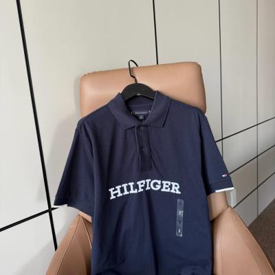 Áo POLO Tommy Hilfiger Lettering Collar Neck ' Navy' [ 78jA892 410 ]