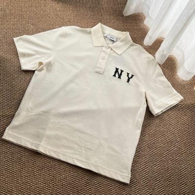 Áo Polo MLB  Basic Coopers Logo New York Yankees ''Cream'' [3APQB0353 50CRS]
