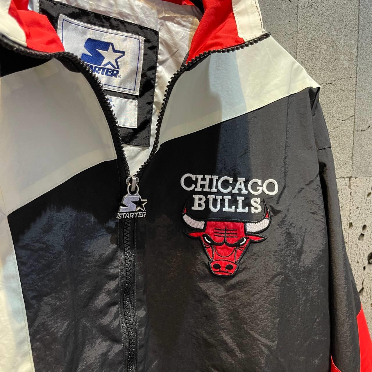 STARTER　Chicago Bulls ユニフォームシャツ　黒/赤【4907 STARTER Chicago Bulls ユニフォームシャツ 黒/赤【4907 - メルカリ