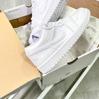 14718 - Giày Nike Air Jordan 1 Low Triple White