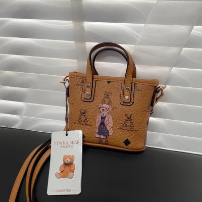 TÚI TTWN TOTE MINI UNCLE BEAR BROWN [TN3259-48130]