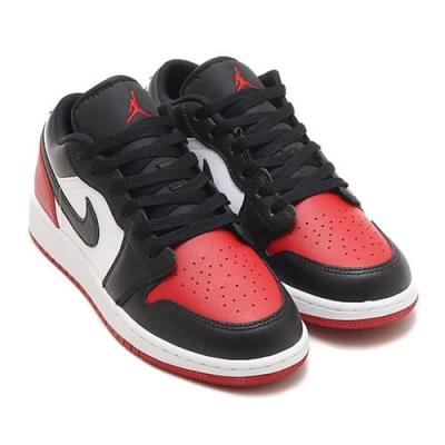 Giày Nike Air Jordan 1Low (GS) 2.0 'Bred Toe '  [ 553560 161 ]