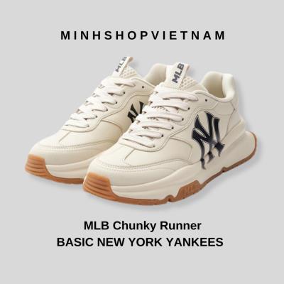 Giày MLB Chunky Runner BASIC 'NEW YORK YANKEES /GUM ' [ 3ashcrb3n 50crs ]