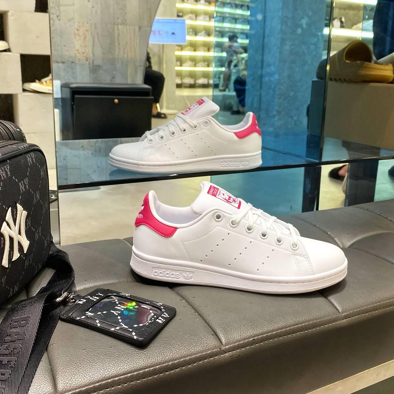 Smith Shoes Adidas Stan Smith Bold White Red Adidas Originals Stan