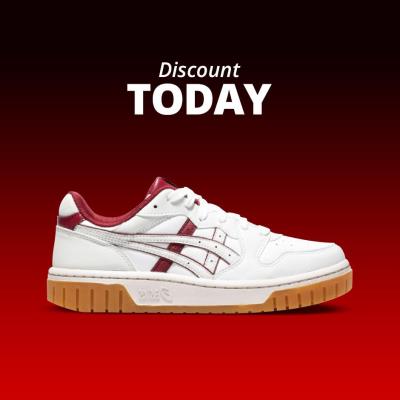 Giày Asics Court MZ 2.0 'White/RED/ Brown' [ 1203a405 103 ]