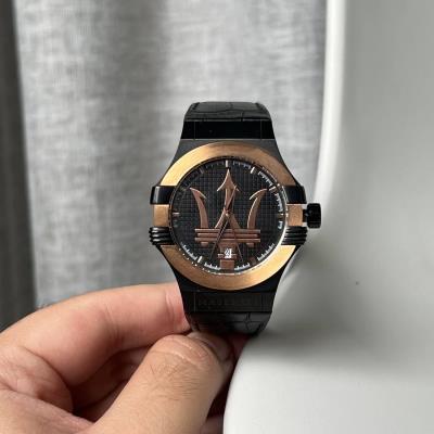 Đồng Hồ Maserati Potenza Quartz Black Dial Watch ** [R8851108032]