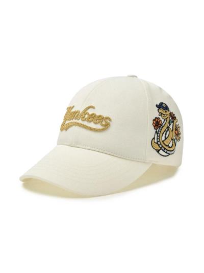 Nón MLB New Year Snake Structured Ballcap NEW YORK YANKEES 'Cream' [3ACPQ015N 50CRM ]