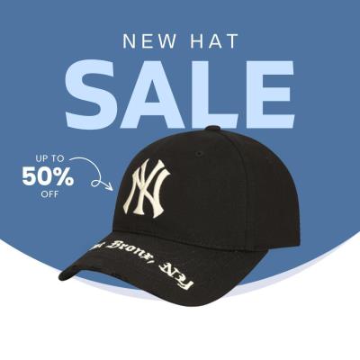 10099 -Nón MLB Gothic Address Structure New York Yankees Black