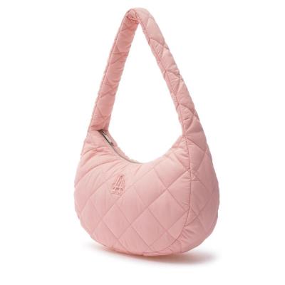 Túi MLB Korea Quilted Hobo Bag Medium LA Dodgers Peach [3ABQM0936-07PCS]