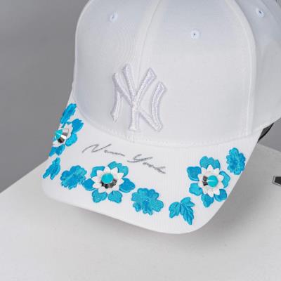 ~Sale Nón MLB NY Flower White/Blue [32CPFM811 2 50u] FLAW_ Discount