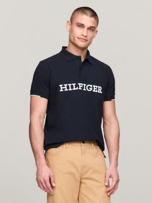 Áo POLO Tommy Hilfiger Lettering Collar Neck ' Navy' [ 78jA892 410 ]