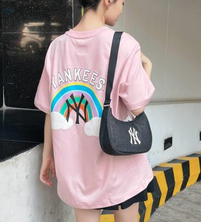 18710 - Áo Thun New Era Logo NY Rainbow Beige