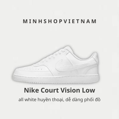Giày Nike Court Vision Low White [DH2987 100] - V - Image 1