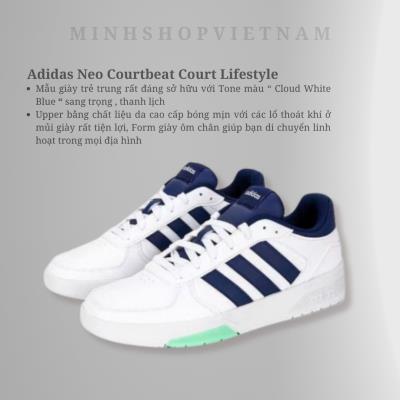 Giày Adidas Neo Courtbeat Court Lifestyle 'Cloud White Blue' [HQ1767]