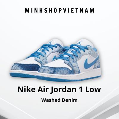 Giày Nike Air Jordan 1 Low Washed Denim [DM8947 100]