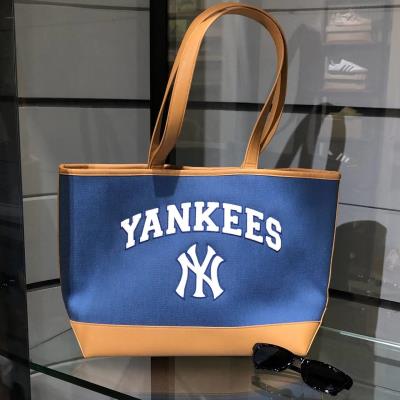 17009 - Túi MLB Tote Varsity New York Yankees Beige Blue