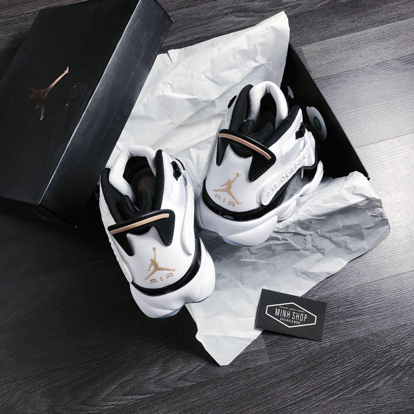 Hàng Chính Hãng Nike Air Jordan 6 Rings White/Black 2020** | Minhshop.vn