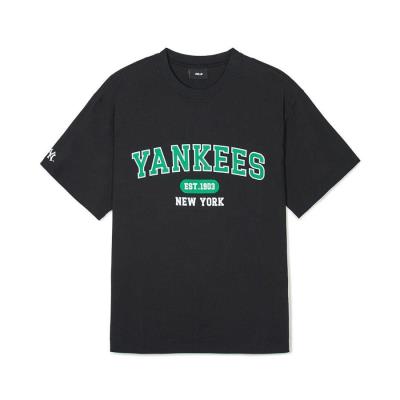 Áo thun MLB Overfit Varsity New York Yankees ''Black'' [3ATSV0243 50BKS]