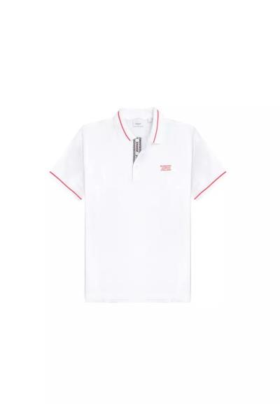 Áo Polo Burberry London England Red Line ''White'' [80675791 003]