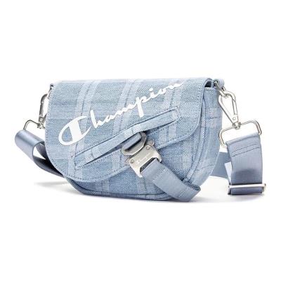 Túi Champion Zip Closure with Buckle Shoulder ''Blue Jeans'' [U5AACPU77M2]