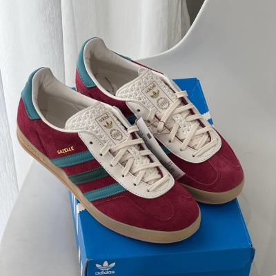 Giày Adidas Originals Gazelle Indoor Shoes ‘Burgundy Arctic Fusion Collegiate Green’ [IG4996]