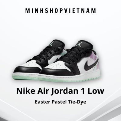 ~Sale Giày Nike Air Jordan 1 Low Easter Pastel Tie-Dye (GS) [DQ2514 100]  FLAW_ Discount - Image 1