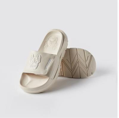 Dép Life Work Slide SS23 Cream White [LW235SH111 11]