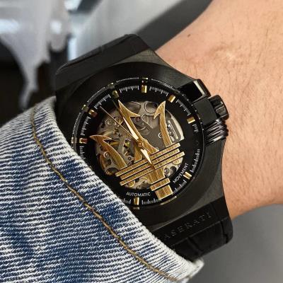 Đồng Hồ Maserati Potenza Automatic Dial Watch 'Black/Metallic ' [R8821108036] [R8821108027]