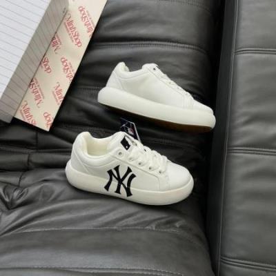 Giày MLB Chunky classic base NEW YORK ' WHITE ' [ 3ASXCCB4N 50IVS ]