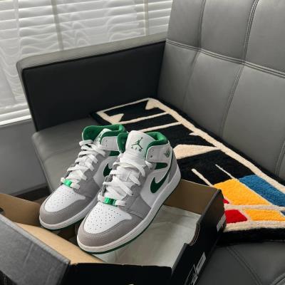 Giày Nike Air Jordan 1 Mid SE 'Grey Pine Green' [DC7248 103] [ O ]