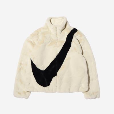 Áo khoác Nike Sportswear Faux Fur Jacket Cream [DM1760 238]