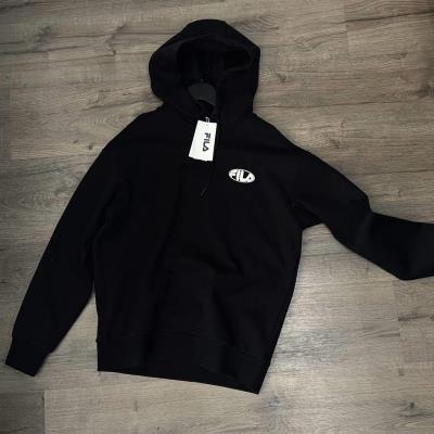 Áo Hoodie Fila Logo Cotton Blend Black [FS2POF3105X-BLK]