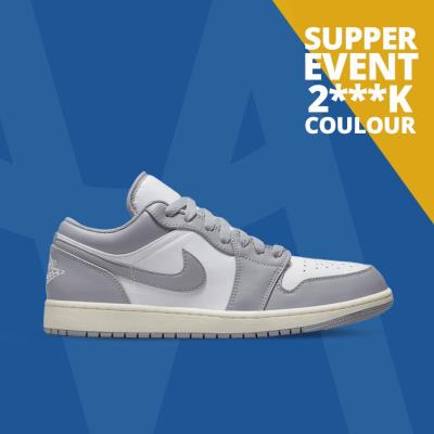 Giày Nike Air Jordan 1 Low "Vintage Grey" [553558 053]