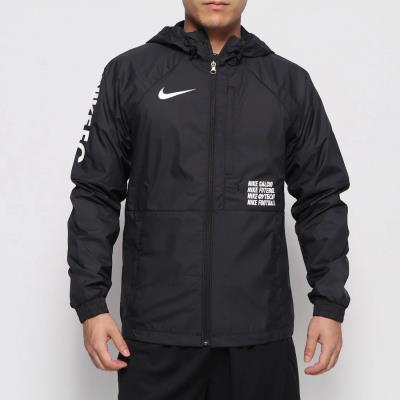 Áo khoác Nike FC Contrasting Colors Logo Printing Soccer/Football Hooded Jacket Black  [CD6771-010]