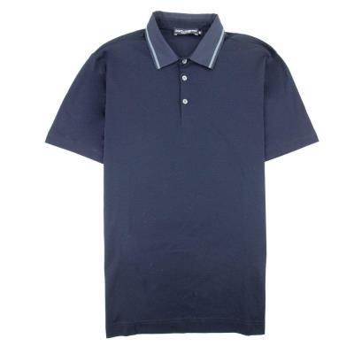 Áo Polo Dolce & Gabbana Cotton Pique Material ''Navy'' [G8EP1T]