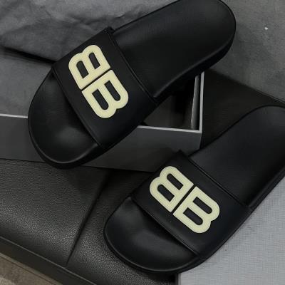 #SALE Dép Balenciaga Pool Slides 'Black Glow' [656434 w1s86 1073] - FLAW_ Discount