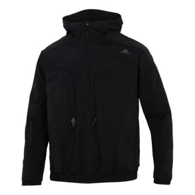 Áo Khoác Adidas Cargo Athleisure Casual Sports Hooded Jacket Black [H38399]