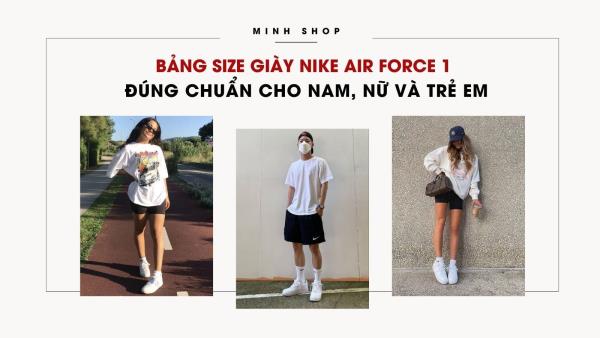 bảng size giày nike af1