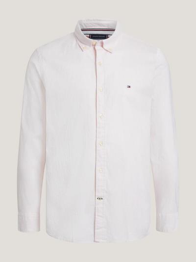 Áo Sơ Mi Tommy Hilfiger Regular Fit Stripe Stretch Oxford Shirt ''LIGHT PINK'' [78j8429 691]