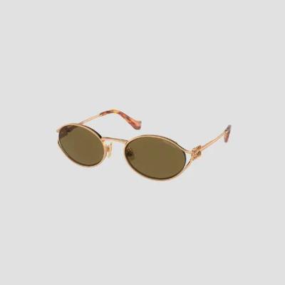 Kính Miu Miu GLASSES ''Brass Gold'' [SMU 52Y 7OE01T] x - Image 1