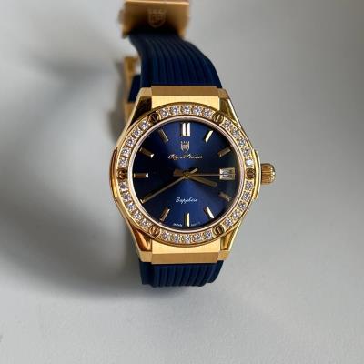 Đồng Hồ Olym Pianus Classic Fusion Gold/ Blue [OP990-45DLK-GL-X] - Size 34 - Image 1
